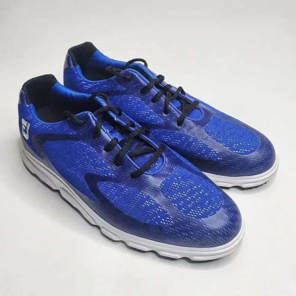 FootJoy‎ Superlites XP Men\'s Spikeless Golf Shoes Blue 58026 Size 8.5 main image 4